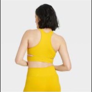 Seamless rib sports bra